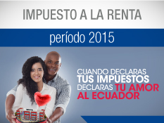 DECLARACIÓN DE IMPUESTO A LA RENTA 2015