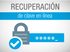 RECUPERE SU CLAVE DE  SERVICIOS EN LÍNEA POR INTERNET