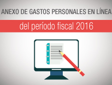 NUEVA VERSIÓN DEL ANEXO DE GASTOS PERSONALES EN LÍNEA