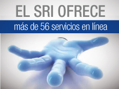 MÁS DE 56 SERVICIOS EN LÍNEA OFRECE EL SRI A LA CIUDADANÍA