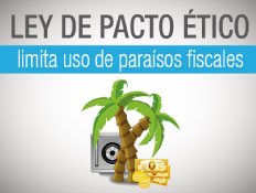 CON LA LEY DEL PACTO ÉTICO SE LIMITA EL USO DE PARAÍSOS FISCALES