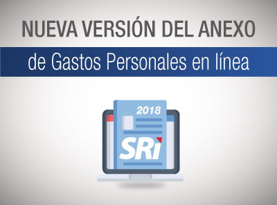 DISPONIBLE LA NUEVA VERSIÓN DEL ANEXO DE GASTOS PERSONALES EN LÍNEA