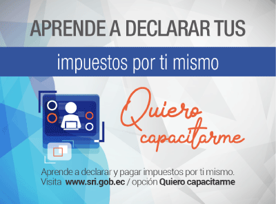 SRI OFRECE A LA CIUDADANÍA CAPACITACIONES GRATUITAS