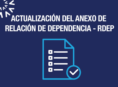 NUEVA VERSIÓN DEL ANEXO DE RELACIÓN DE DEPENDENCIA