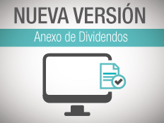 SRI PRESENTA NUEVA VERSIÓN DEL ANEXO DE DIVIDENDOS