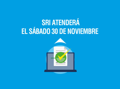 SRI LABORARÁ EL SÁBADO 30 DE NOVIEMBRE PARA RECUPERAR EL FERIADO DEL 31 DE OCTUBRE DE 2024